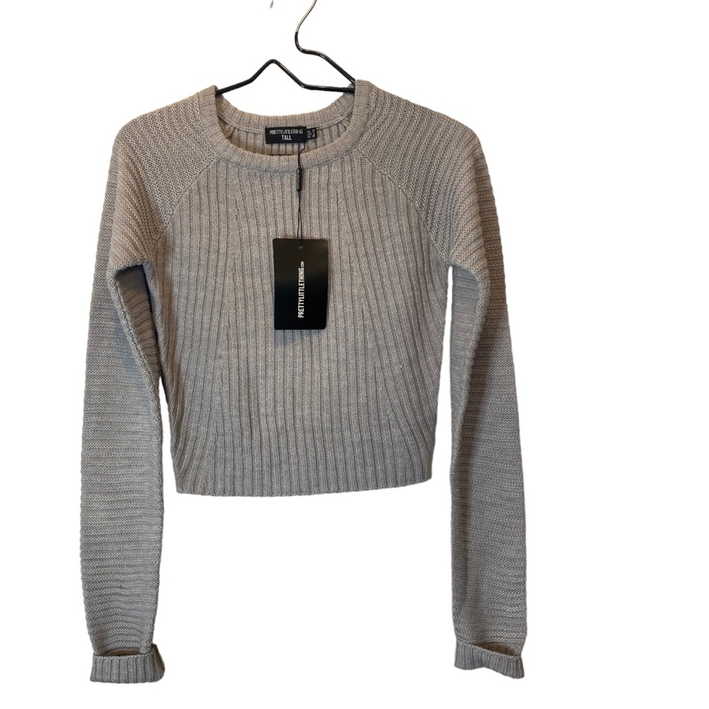 🪴👚NWT Cropped Crew Neck Sweater Size 10 TALL👚🪴